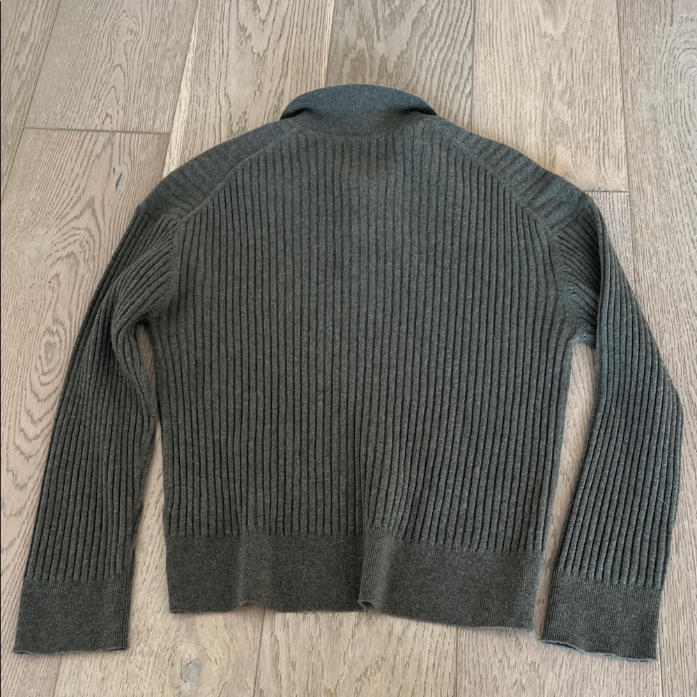 Nili Lotan Khaki Ribbed Sweater - Picture 5 of 5